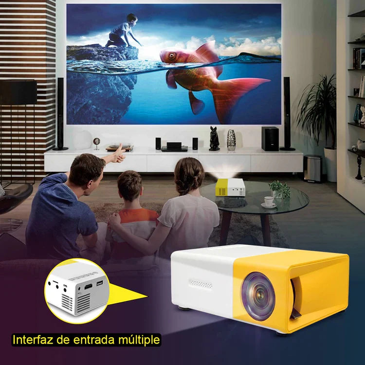 PROYECTOR PORTATIL LED HD